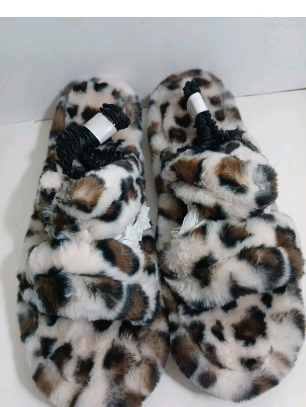 Array Womens Shayla Faux Fur Slingback Indoor/Outdoor Slippers New 12M/9M
